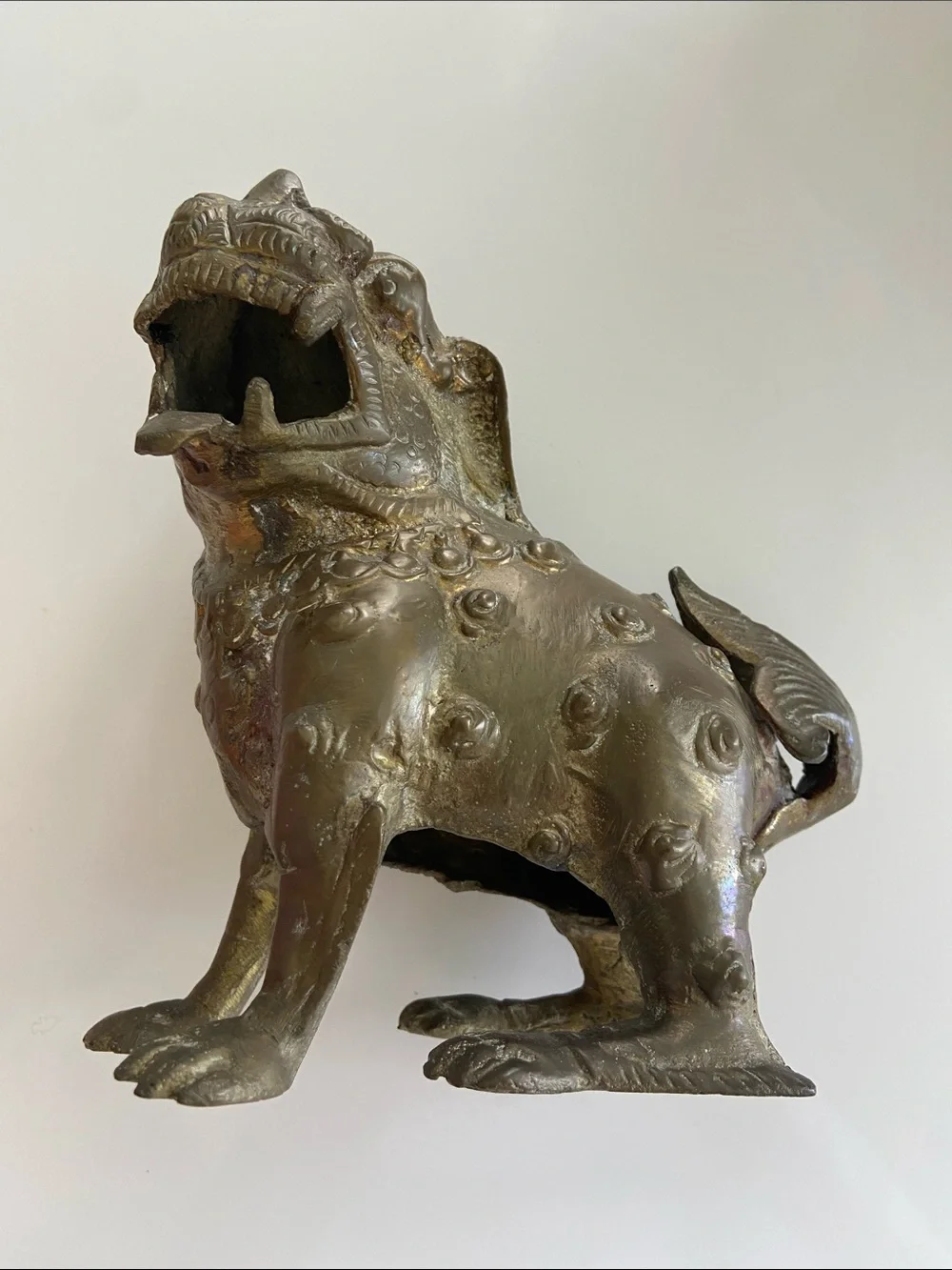 Vintage Collectible Bronze Foo Dog II